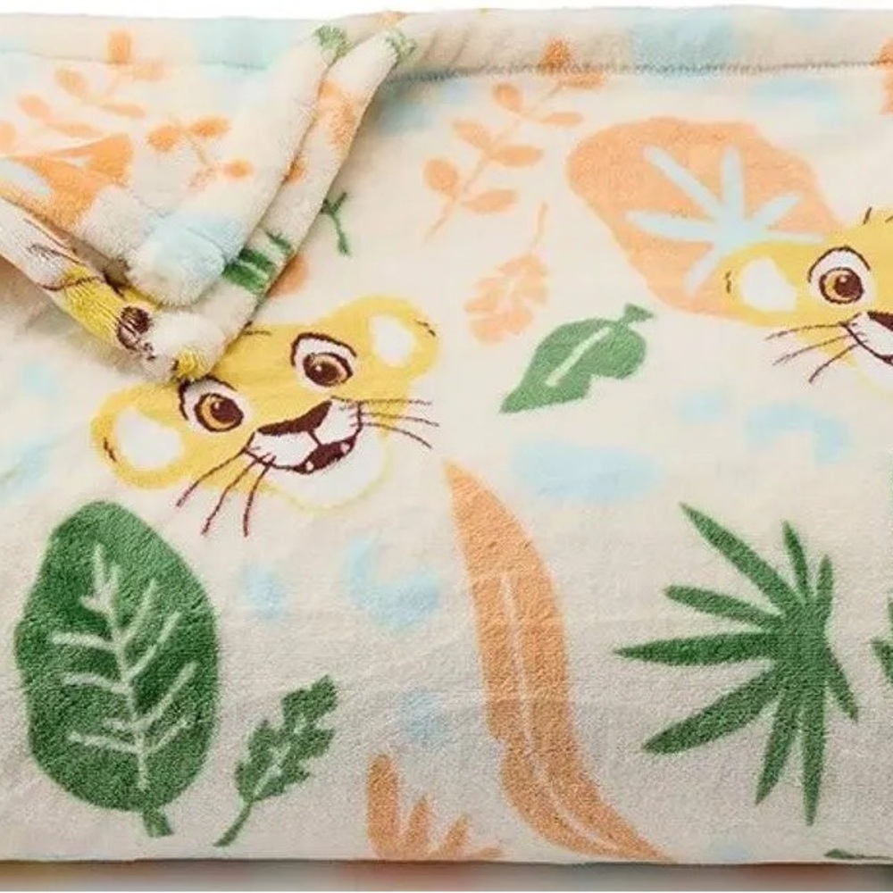 Colorful Lion King Print Blanket